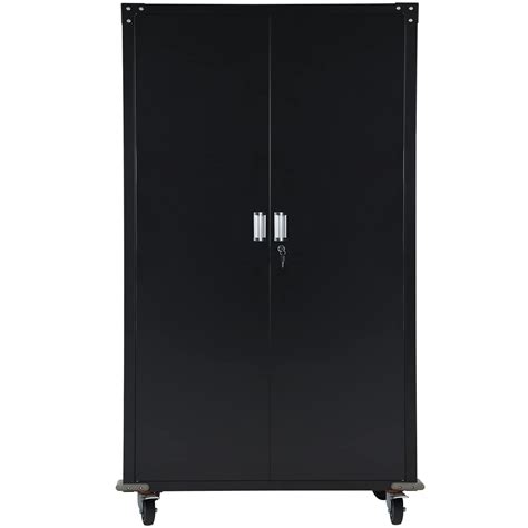 black steel cabinets|black metal cabinet with wheels.